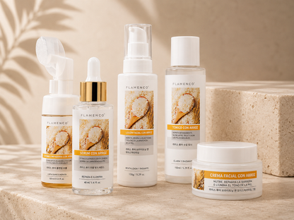 Kit Facial Arroz Flamenco | Luminosidad y Tono Uniforme