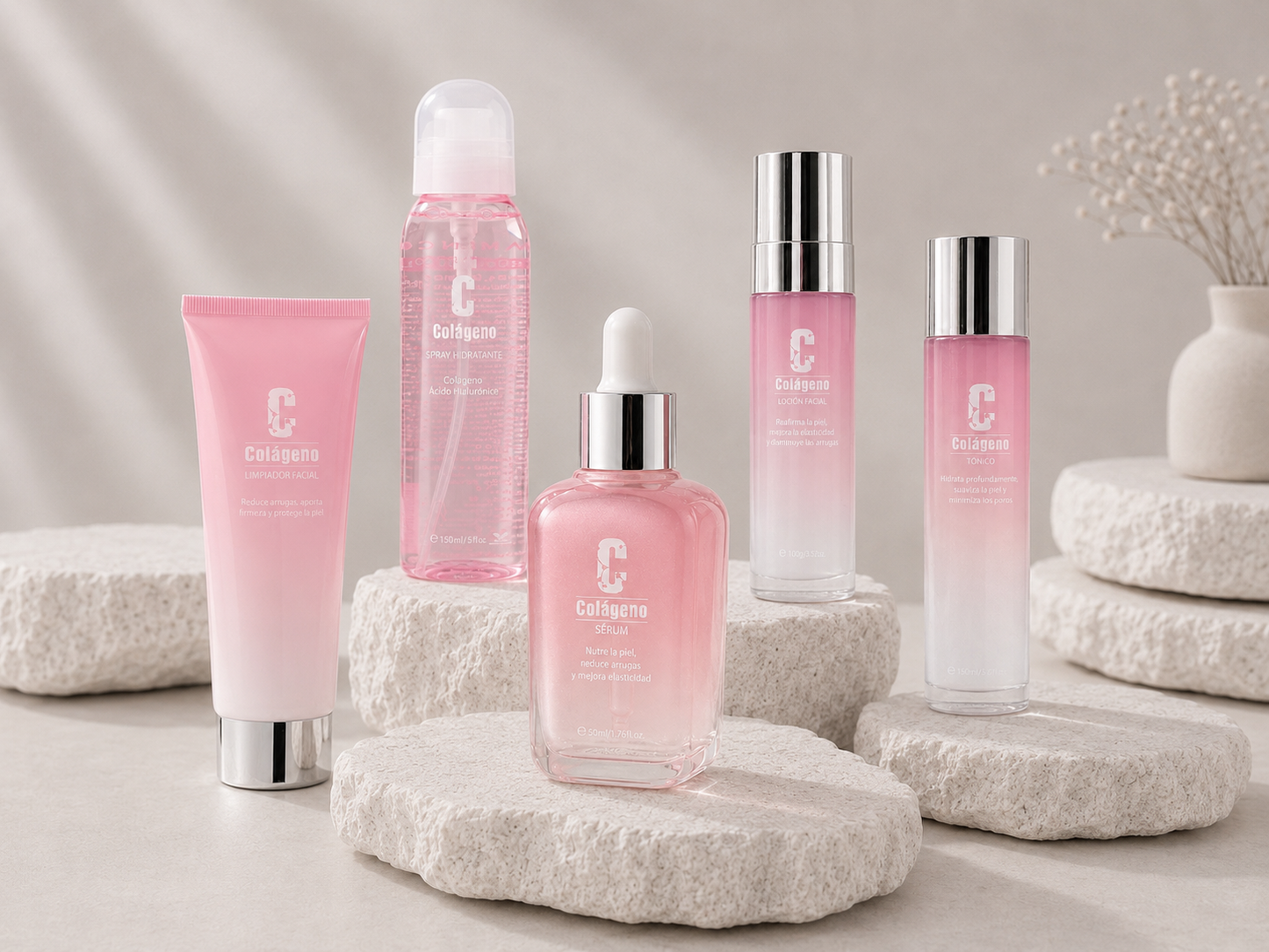 Kit Facial Colágeno Flamenco | Firmeza y Elasticidad