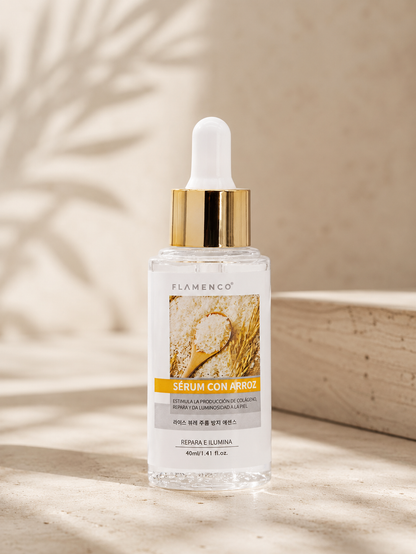 Kit Facial Arroz Flamenco | Luminosidad y Tono Uniforme